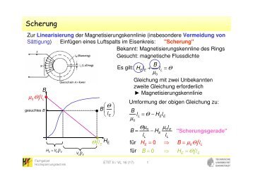 E - Fachgebiet Hochspannungstechnik