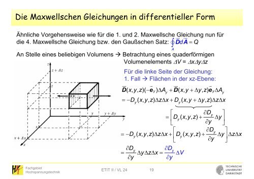 E - Fachgebiet Hochspannungstechnik