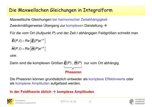 E - Fachgebiet Hochspannungstechnik