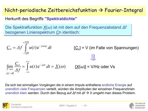 Signaldarstellung im Zeit- und Frequenzbereich - Fachgebiet ...