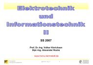 E - Fachgebiet Hochspannungstechnik