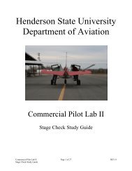 Stage Check Study Guide - Comm. Lab II - Henderson State University