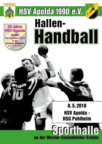 Hallenzeitung - HSV Apolda 1990 eV