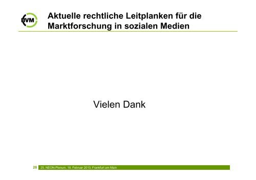 Rechtliche Leitplanken für Social Media Research - Berufsverband ...