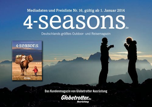 Mediadaten und Preisliste Nr. 16, gültig ab 1. Januar ... - 4-Seasons.de