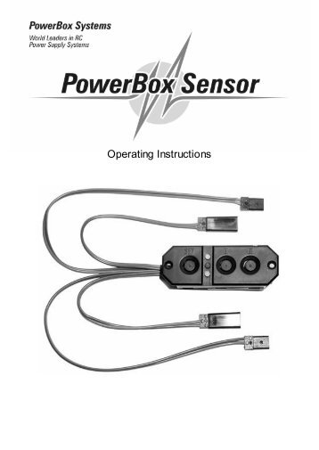Operating Instructions - PowerBox Systems