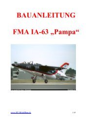 BAUANLEITUNG FMA IA-63 âPampaâ - HT-Modellbau