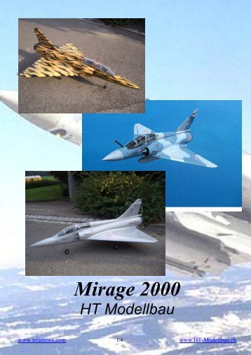 Mirage 2000 (deutsch/englisch) - HT-Modellbau