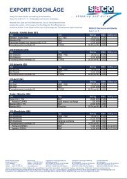 export zuschläge - SACO Shipping GmbH