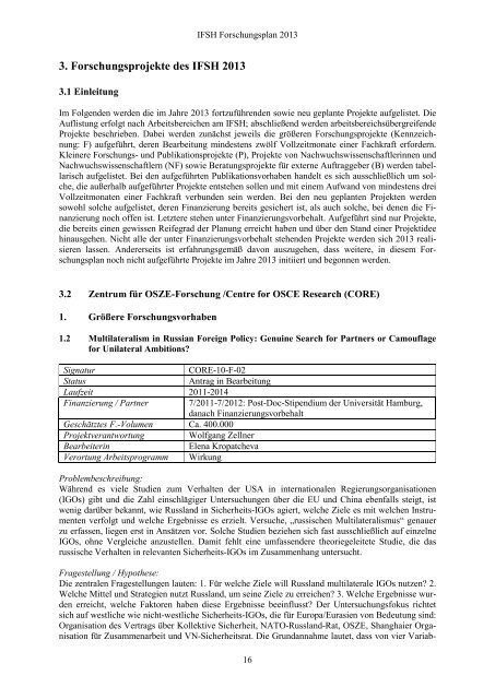 Forschungsplan 2013 final.pdf - IFSH