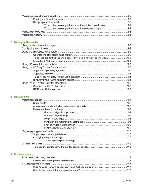 HP LaserJet 5200 user guide - ENWW