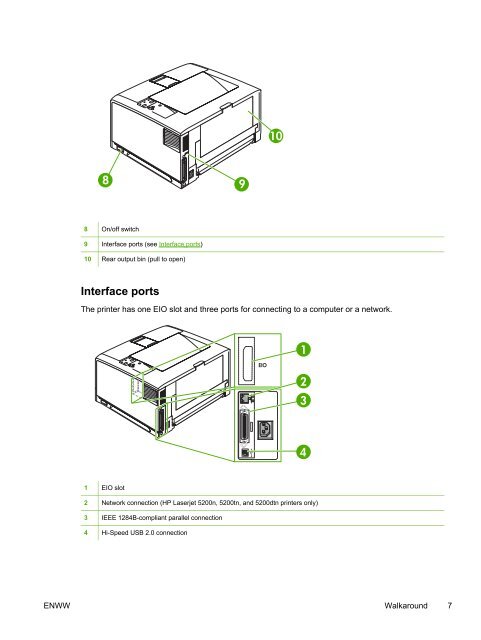 HP LaserJet 5200 user guide - ENWW