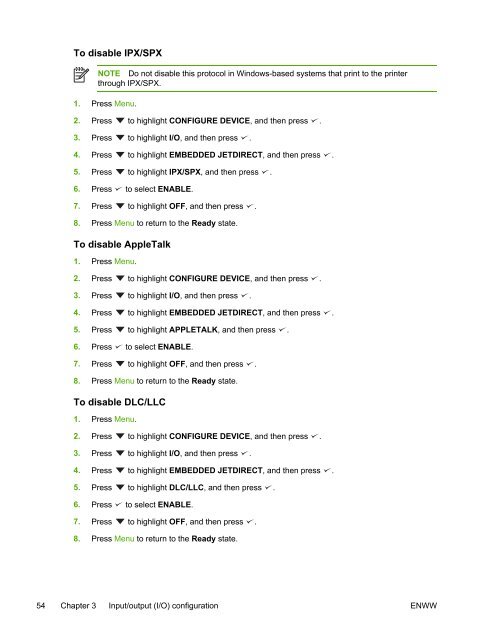 HP LaserJet 5200 user guide - ENWW