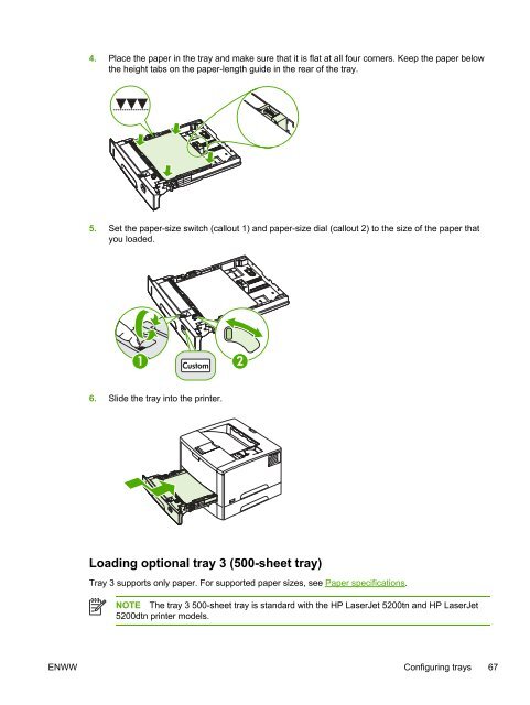 HP LaserJet 5200 user guide - ENWW