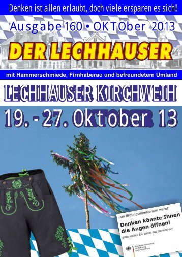 der Lechhauser - Werbeverlag + Werbeagentur Tauber - T-Online