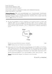 Tentamen 5 april 2013 - Lunds Tekniska Högskola