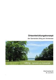 Ortsentwicklungskonzept - Utting