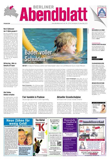 bädervoller schulden - Berliner Abendblatt
