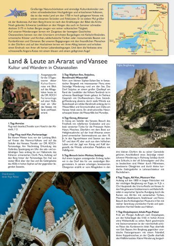 Land & Leute an Ararat und Vansee - Kulturtours
