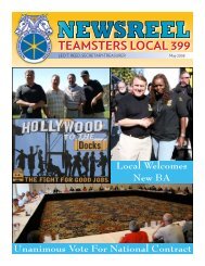 May 2008 - Teamsters Local 399
