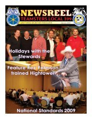 January 2009 - Teamsters Local 399