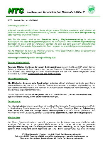 FreePDF, Job 5 - beim HTC Bad Neuenahr