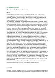 Newsletter 05/2012 - beim HTC Bad Neuenahr