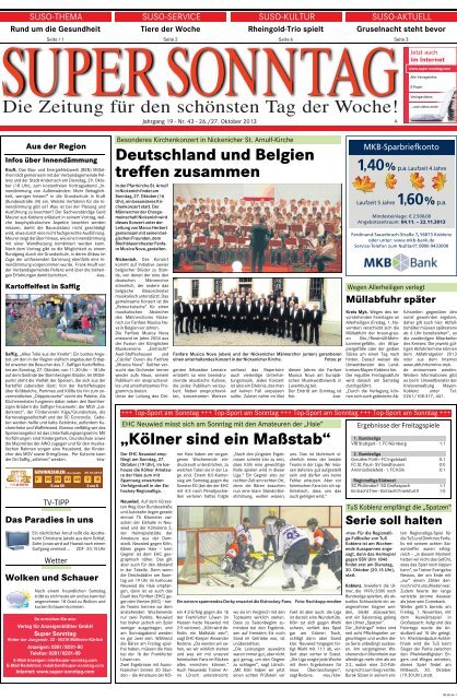 Kw 43 27 10 2013 Der Lokalanzeiger