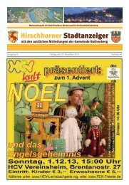 Ausgabe Nr. 47 vom 22. November 2013 - Hirschhorn