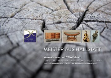 BroschÃ¼re der Meisterschulen - HTL & HTBLA Hallstatt