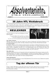 4272 HTL-Zeitung - HTL Vöcklabruck