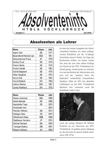 4630 HTL-Zeitung - HTL Vöcklabruck