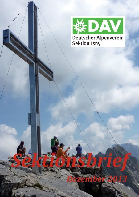 Sektionsbrief - Alpenverein Isny