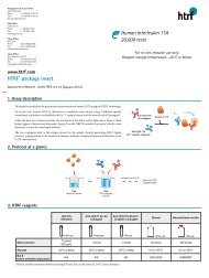 HTRFÂ® package insert Human Interleukin 17A ... - Cisbio Bioassays