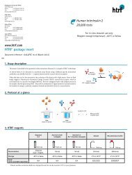 HTRFÂ® package insert Human Interleukin 2 ... - Cisbio Bioassays