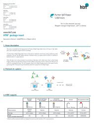 HTRFÂ® package insert Human IgG Kappa 1,000 ... - Cisbio Bioassays