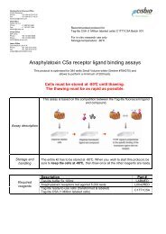 110218 Protocole starter packs - Cisbio Bioassays