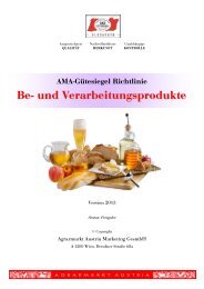 Richtlinie Be- und Verarbeitungsprodukte - AMA-Marketing