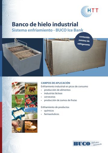 Folletos del producto BUCO Banco de hielo industrial - Htt-ag.com