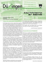 Download Schulinformationen 2013 - Gemeinde Düdingen