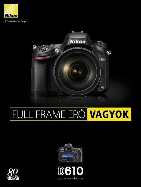 Töltse le a terméktájékoztatót - Nikon