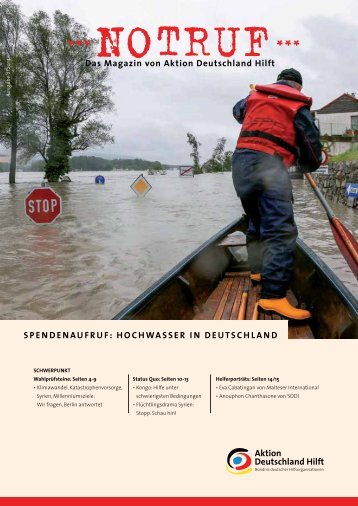 Spendenaufruf - Hochwasser in Deutschland (PDF) - Aktion ...