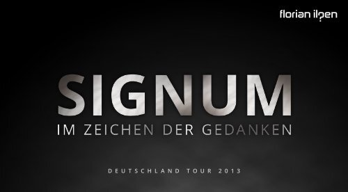 D E u t s c h l a n D t o u r 2 0 1 3 - Ilgen, Florian