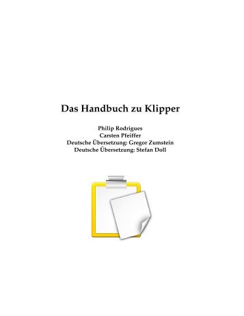 Das Handbuch zu Klipper - KDE Documentation