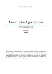 Genetische Algorithmen - BFH-TI Staff