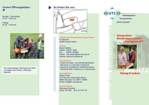 Flyer Integrative KindertagesstÃ¤tte Sinzig-Franken - HTZ Neuwied