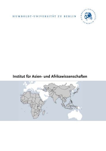 Institut fÃ¼r Asien- und Afrikawissenschaften - Humboldt-UniversitÃ¤t ...