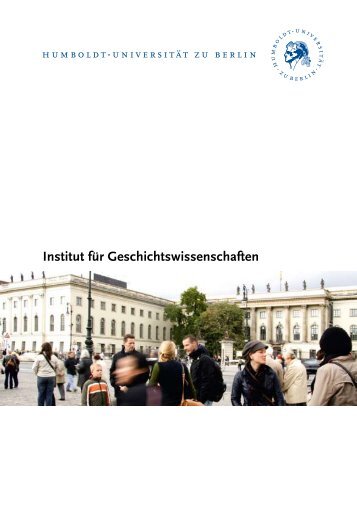 BroschÃ¼re (PDF) - Humboldt-UniversitÃ¤t zu Berlin