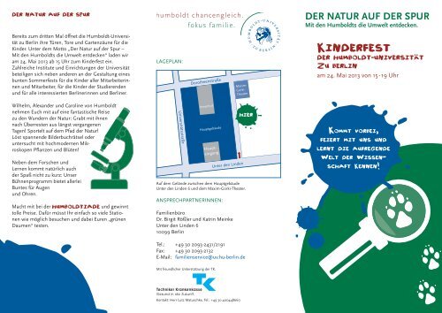 Flyer als pdf - Humboldt-UniversitÃ¤t zu Berlin