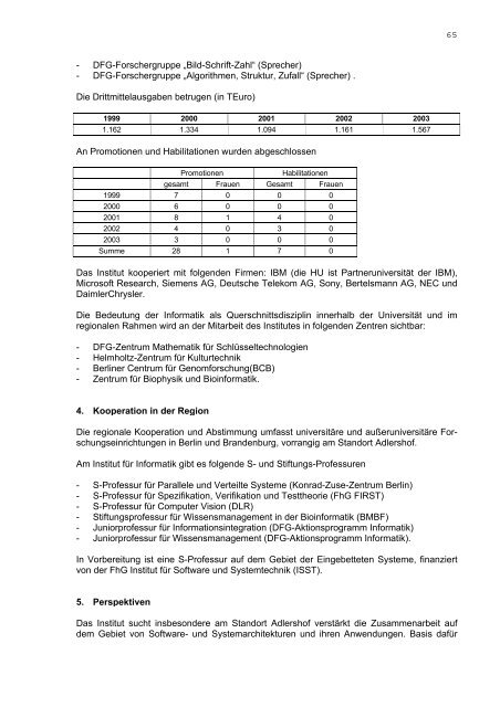 Aktueller Hochschulstrukturplan (Juni 2004) - Humboldt-UniversitÃ¤t ...